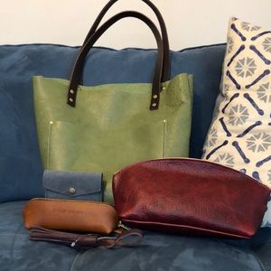 PLG Med. Kiwi Tote + Custom Mystery Box Accessories (brand new!)